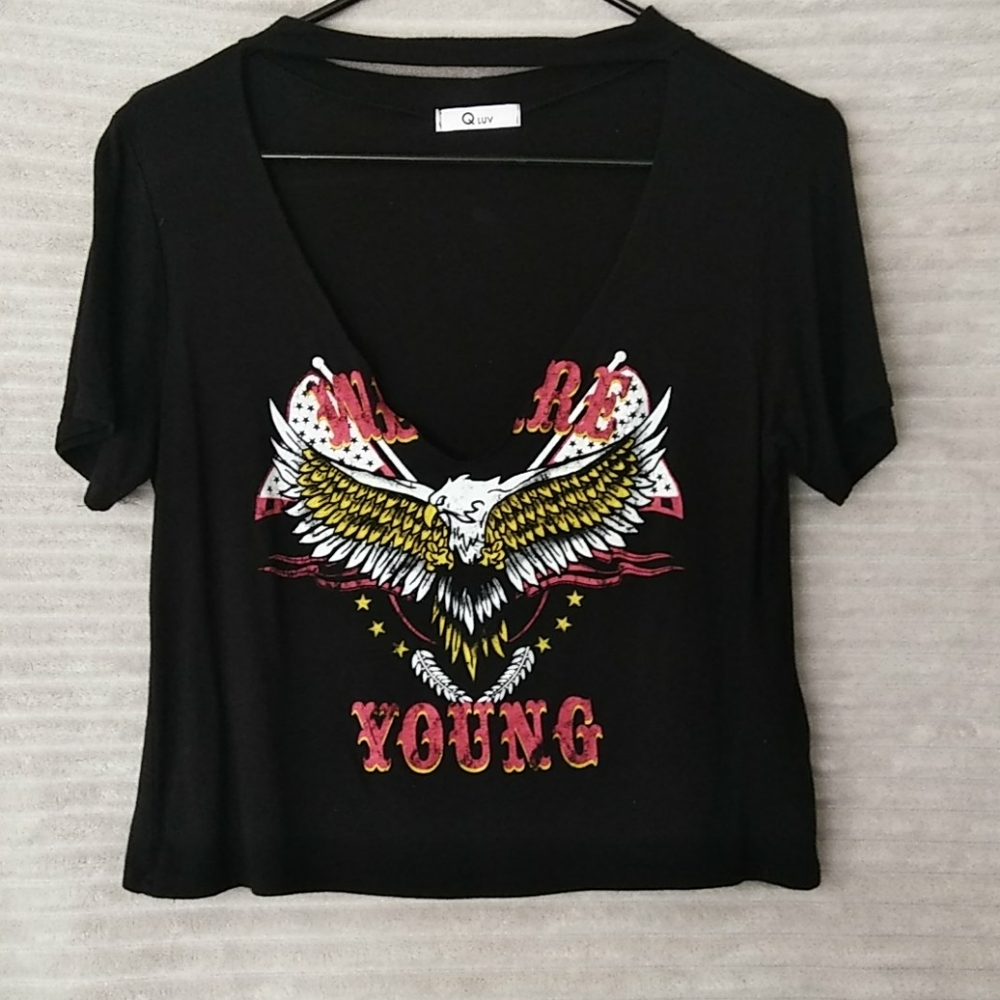 Q Luv Soft Cropped T-shirt